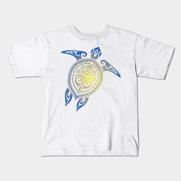 Sea Turtle Kids T-Shirt by Bethany-Bailey